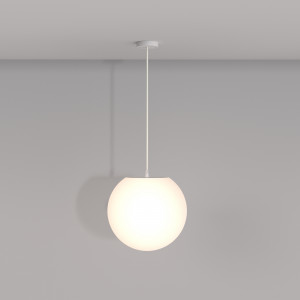 Pendul exterior Erda 1xE27 acril alb Maytoni O594PL-01W