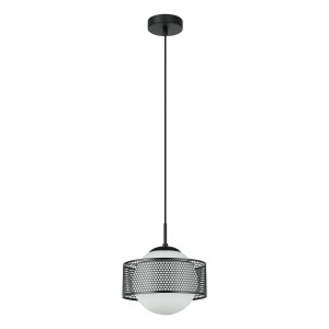 Pendul Lomica L 1xE27 metal negru Italux