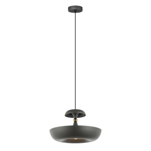 Pendul Marina L 1xE27 metal gri Italux