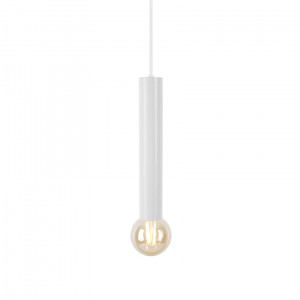 Pendul Marvi TR Dolores L 1xE27 metal/acril alb mat Italux