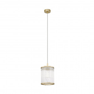Pendul Sergio 1xE14 metal/sticla auriu Zuma Line