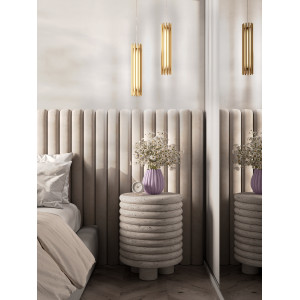 Pendul Sonata 1xLED metal/sticla auriu Maytoni