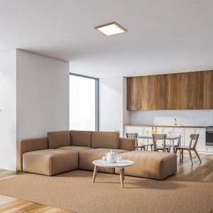 Plafoniera Almond LED 12W metal/acril fag/alb Rabalux