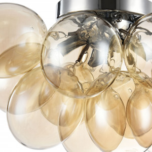 Plafoniera Balbo 4xG9 metal/sticla nichel/coniac Maytoni