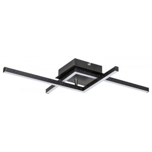 Plafoniera Casimir LED 23W metal/acril negru/alb Rabalux