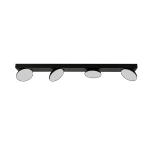 Plafoniera Castelio LED 20W 1520 lumeni metal/acril negru Italux