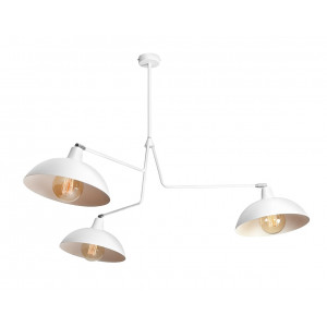 Plafoniera Espace 3xE27 metal alb Aldex
