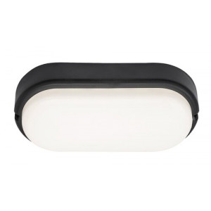 Plafoniera exterior Hort LED 15W acril negru/alb Rabalux