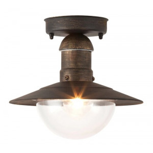Plafoniera exterior Oslo 1xE27 metal/acril auriu antichizat Rabalux