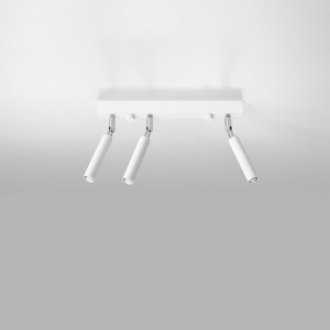 Plafoniera Eyetech 3xG9 metal alb tubular - Img 2