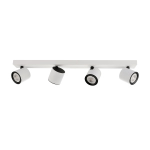 Plafoniera Karlota XL 1xGU10 metal alb/negru Italux