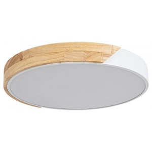 Plafoniera Maple LED 24W metal/lemn alb Rabalux