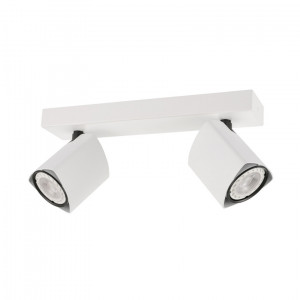 Plafoniera Merusa L 1xGU10 metal alb/negru Italux