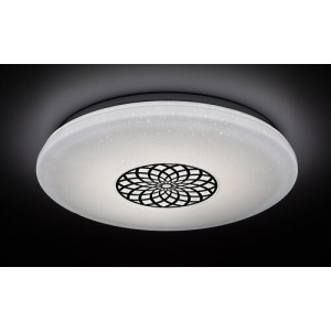 Plafoniera Ophelia LED 24W metal/acril crom/alb Rabalux