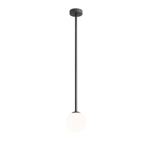 Plafoniera Pinne L 1xE14 metal/sticla negru Aldex
