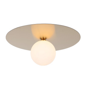 Plafoniera Spoletto 1xG9 metal/sticla auriu Italux