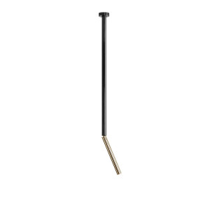 Plafoniera Stick M 1xG9 metal negru/auriu Aldex