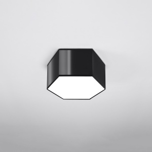 Plafoniera Sunde 15 2xE27 acril negru cube - Img 2