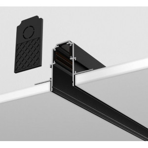 Sina magnetica incastrata Teca 2m metal negru 48V