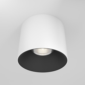 Spot aplicat Alfa LED metal alb/negru Maytoni C064CL-01-15W3K-RD-WB