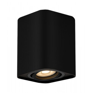 Spot aplicat Kobald 1xGU10 metal/sticla negru Rabalux