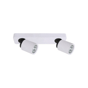 Spot aplicat Lucien 2xGU10 metal alb Italux