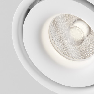 Spot aplicat Yin 1xLED metal alb Maytoni