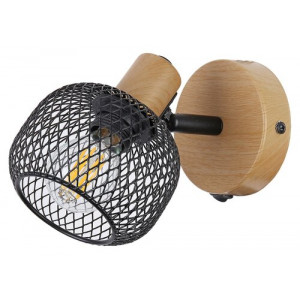 Spot bara Grendel 1xE14 metal fag/negru Rabalux