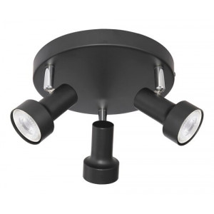 Spot bara Konrad 3xGU10 metal negru Rabalux