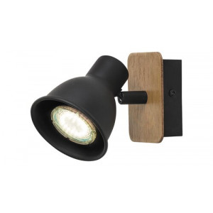 Spot bara Mac 1xGU10 metal negru Rabalux