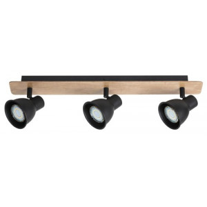Spot bara Mac 3xGU10 metal fag/negru Rabalux RBL5904