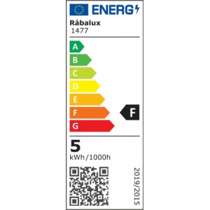 Spot bara Noah LED 5W metal/acril alb Rabalux
