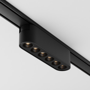 Spot magnetic sina Points LED metal negru TR082-1-6W3K-M-B