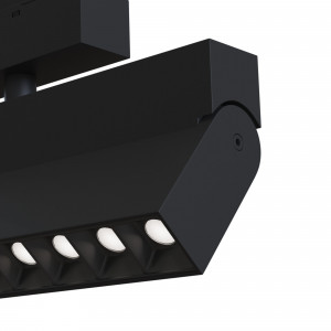Spot magnetic sina Points Rot 1xLED metal negru