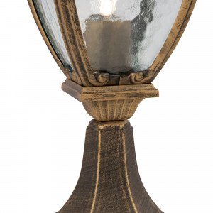 Stalp exterior Fleur 1xE27 metal bronz Maytoni