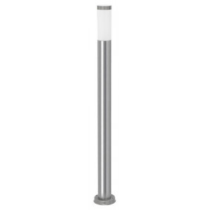 Stalp exterior Inox torch 1xE27 metal/acril nichel/alb Rabalux RBL8265
