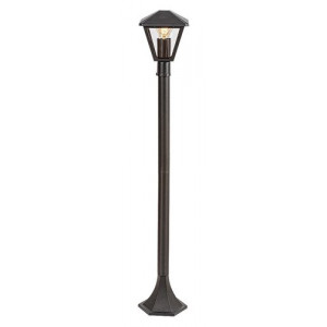 Stalp exterior Paravento 1xE27 metal/sticla negru Rabalux