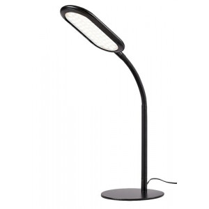 Veioza Adelmo LED 10W metal/acril negru/alb Rabalux