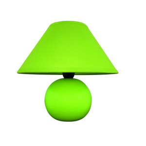 Veioza Ariel 1xE14 ceramica/textil verde Rabalux