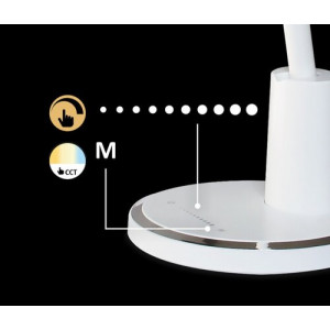 Veioza Tekla LED 10W metal/acril alb Rabalux