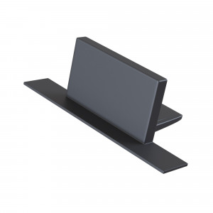 Accesoriu sina incastrata Capac metal negru