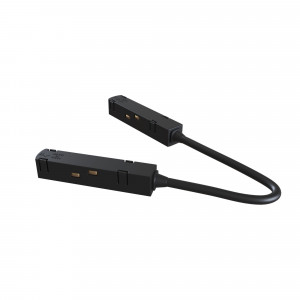 Accesoriu sina magnetica S35 Conector liniar flexibil S35 acril negru TRA004CPC-22B