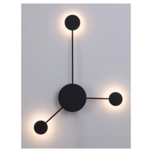 Aplica Amadeo LED 10W metal/acril negru Rabalux