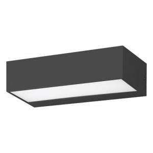 Aplica exterior Halden LED 9W acril negru/alb Rabalux