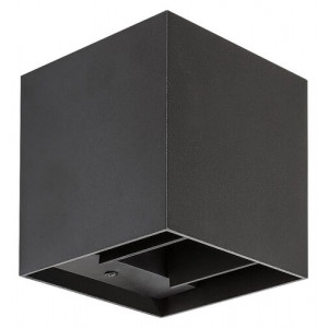 Aplica exterior Solin 1xG9 metal/acril negru Rabalux