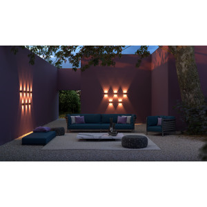 Aplica exterior Strato LED metal alb Maytoni
