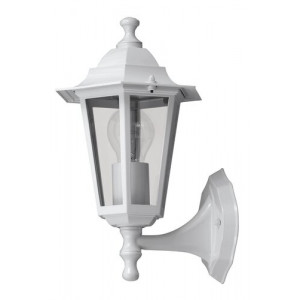 Aplica exterior Velence 1xE27 metal/sticla alb Rabalux RBL8203