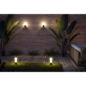 Aplica exterior Willis 1xE27 metal gri Maytoni