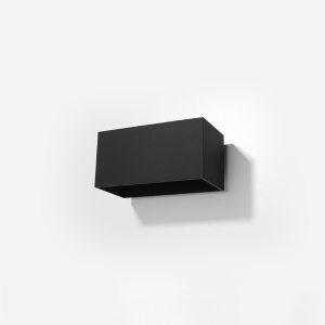 Aplica Quad 2xG9 metal negru rectangular - Img 2