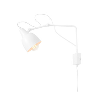 Aplica Soho M 1xE27 metal alb Aldex